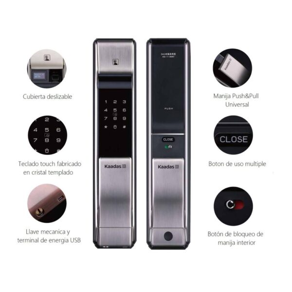 Kaadas K8 Push Pull Digital Lock Malaysia Leading Door Supplier